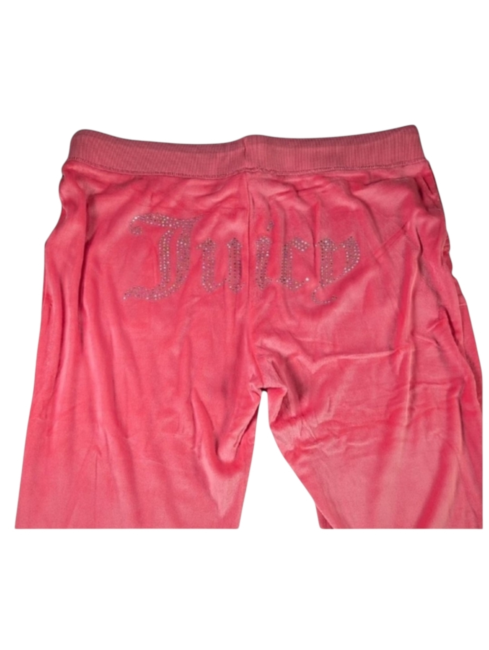 Juicy Couture Velour Lounge Pants Sleepwear with Rhinestone Detail Size Large